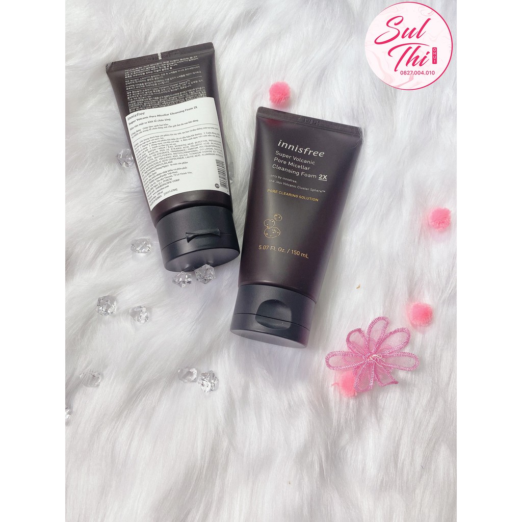SỮA RỬA MẶT INNISFREE TRO NÚI LỬA 2X 150ml
