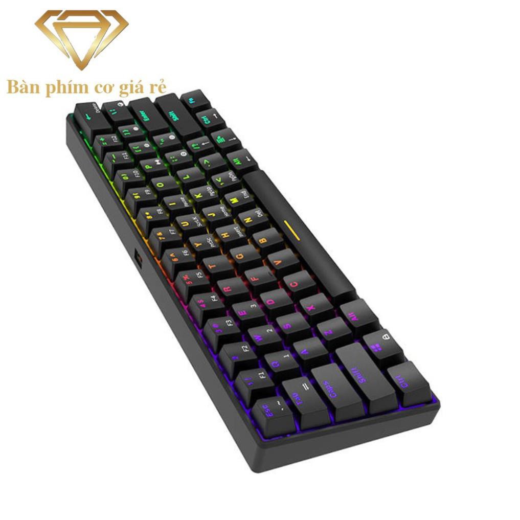 S Bàn Phím Cơ Royal Kludge RK61 PRO Gaming Bluetooth 4.0 61 phím so với bàn phím cơ EK387 RGB 78 phím gaming E-Dra