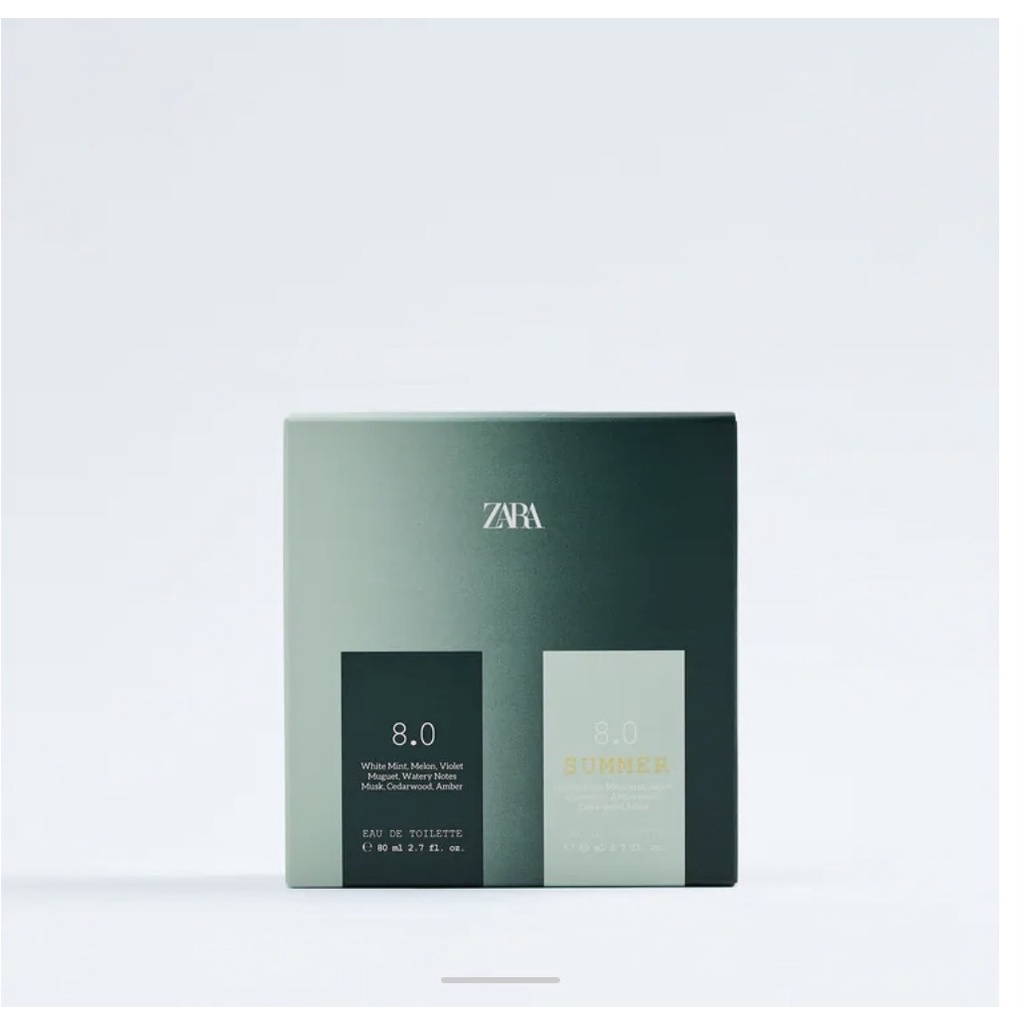 SET NƯỚC HOA NAM ZARA 8.0 + 8.0 SUMMER EDT 80 ML (2.7 FL. OZ) | BigBuy360 - bigbuy360.vn