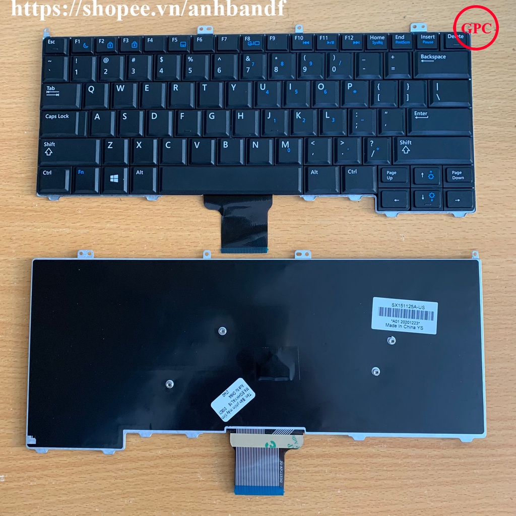 Bàn phím Laptop Dell Latitude E7440 - E7240