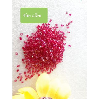 hạt cườm ống 2mm các màu túi 5g