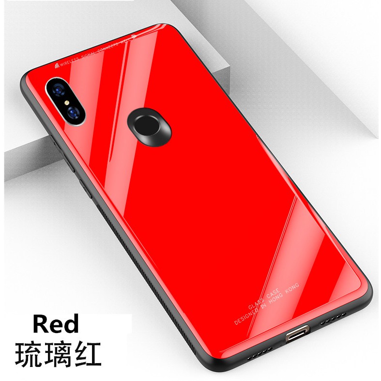 Ốp điện thoại kính cường lực chống sốc cao cấp cho Xiaomi Mi Mix 2S/Mix3/max3/8 se Redmi 6/6A