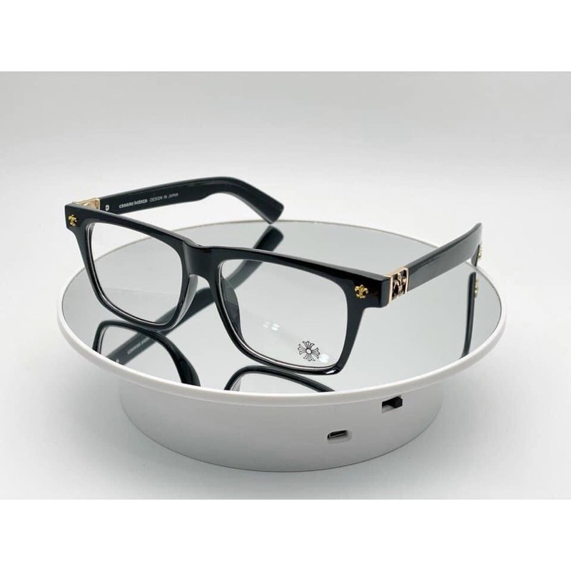 Gọng kính vuông thời trang nam nữ HYN GLASSES, kính thời trang CHROME HEART 2021 tặng kèm hộp | BigBuy360 - bigbuy360.vn