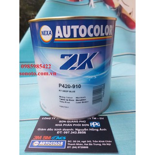 P420-910 Sơn gốc Nexa Autocolor màu xanh dương đậm 1 Lít sơn thuộc tập đoàn PPG SONQUANGPHU422