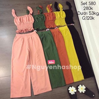 Set Đồ Bộ Nữ, Mặc Dự Tiệc Sang Trọng ( Đủ Màu)