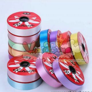 Dây duy băng buộc bóng bản 1cm