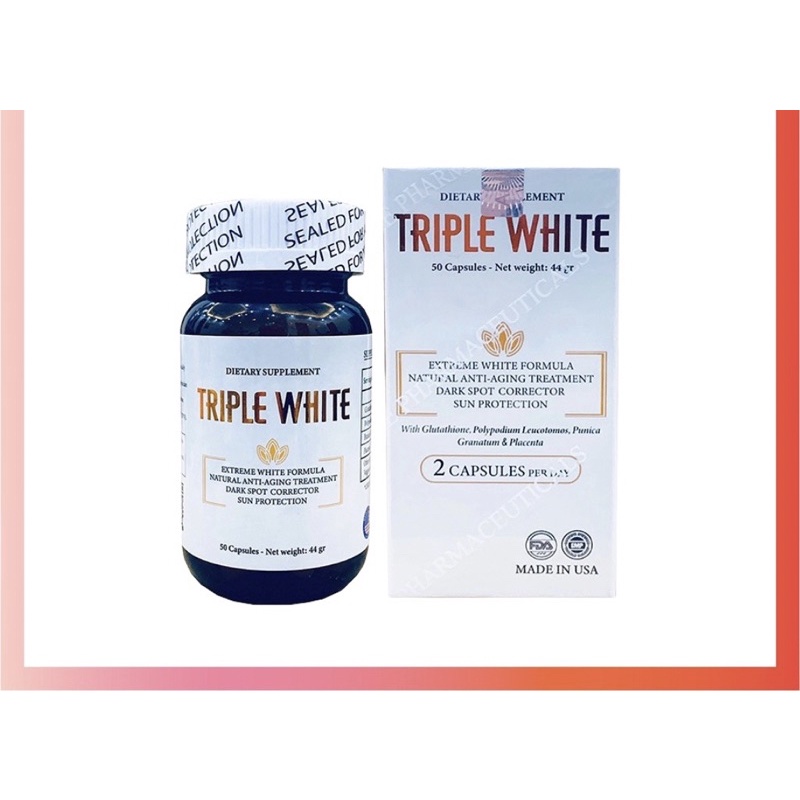 Viên Uống Triple White giúp trắng da mờ nám