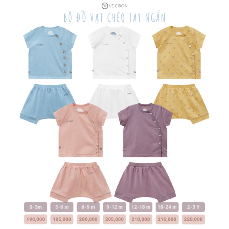 Bộ vạt chéo Lecoon siêu mềm, mịn