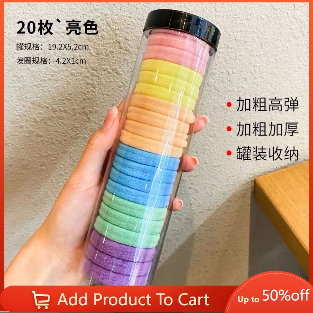 Set 20 Dây Chun Buộc Tóc Co Giãn