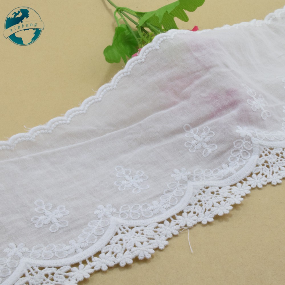 Cuộn Ren Ruy Băng mini Rộng 100% cotton Dài 13.5cm Dùng Trang Trí Quần Áo diy 4013