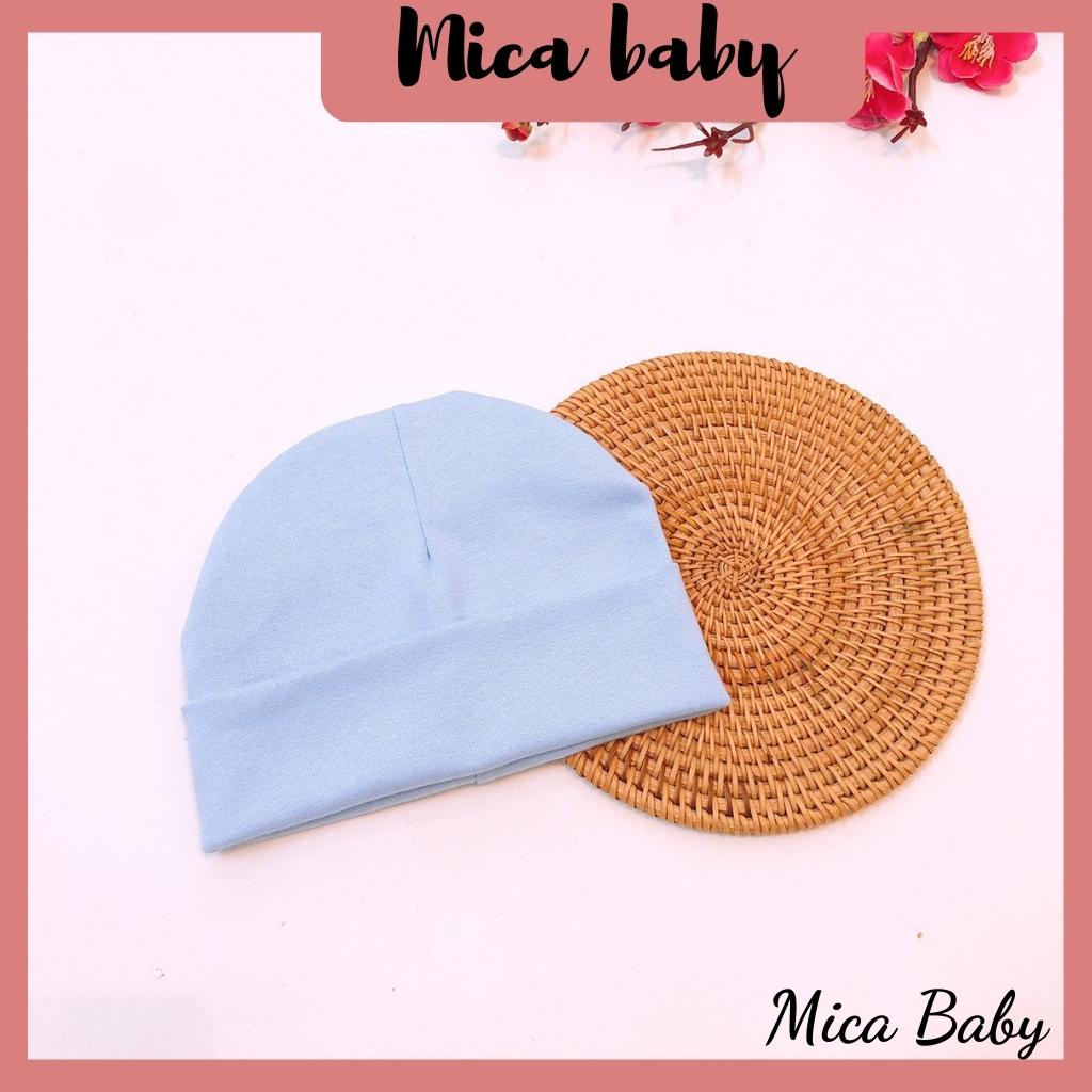 Mũ len chất cotton dệt kim cực đáng yêu cho bé từ 3 tháng-2 tuổi Mica baby MD179