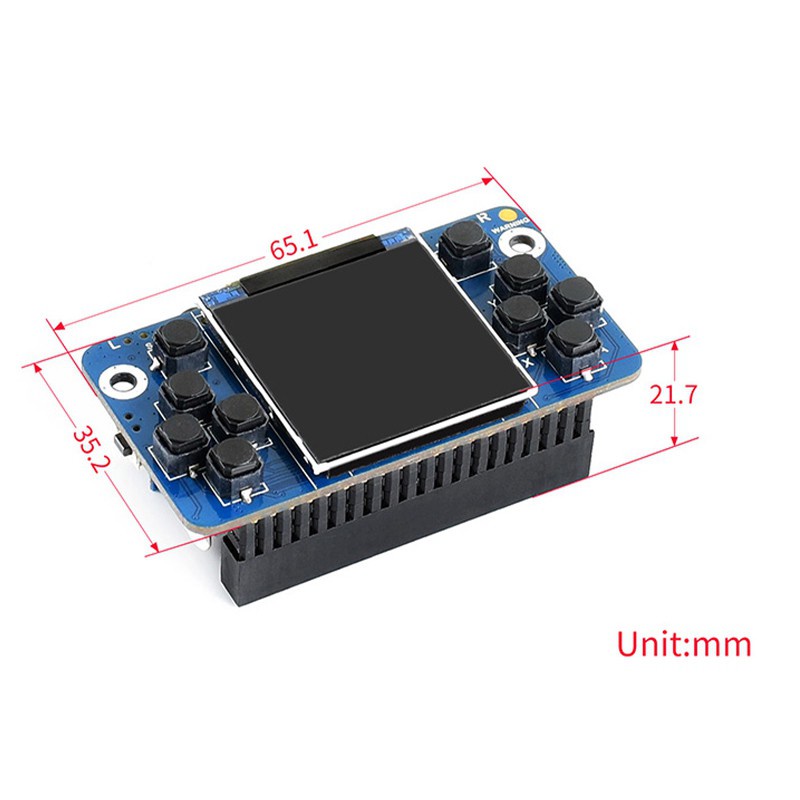 1.54 Inch LCD Display Expanding Board GamePi15 Gamepad Good Match for Raspberry Pi Zero/Zero W/Zero WH/A+/B+/2B/3B/3B+/3A+