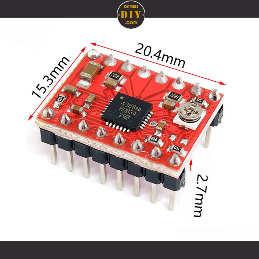 Driver A4988 - DRV8825 Module điều khiển động cơ bước - motor step