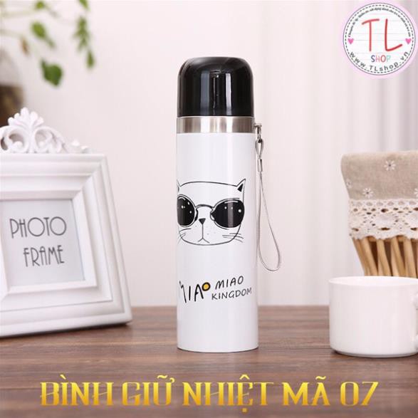 BÌNH GIỮ NHIỆT - BÌNH NƯỚC GIỮ NHIỆT - BÌNH GIỮ NÓNG LẠNH - BÌNH GIỮ NHIỆT HÌNH MÈO CUTE