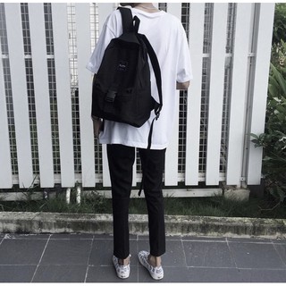 HOT_ Quần basic pant kaki - Quần baggy kaki Đen và Be unisex nam nữ dưới 80kg