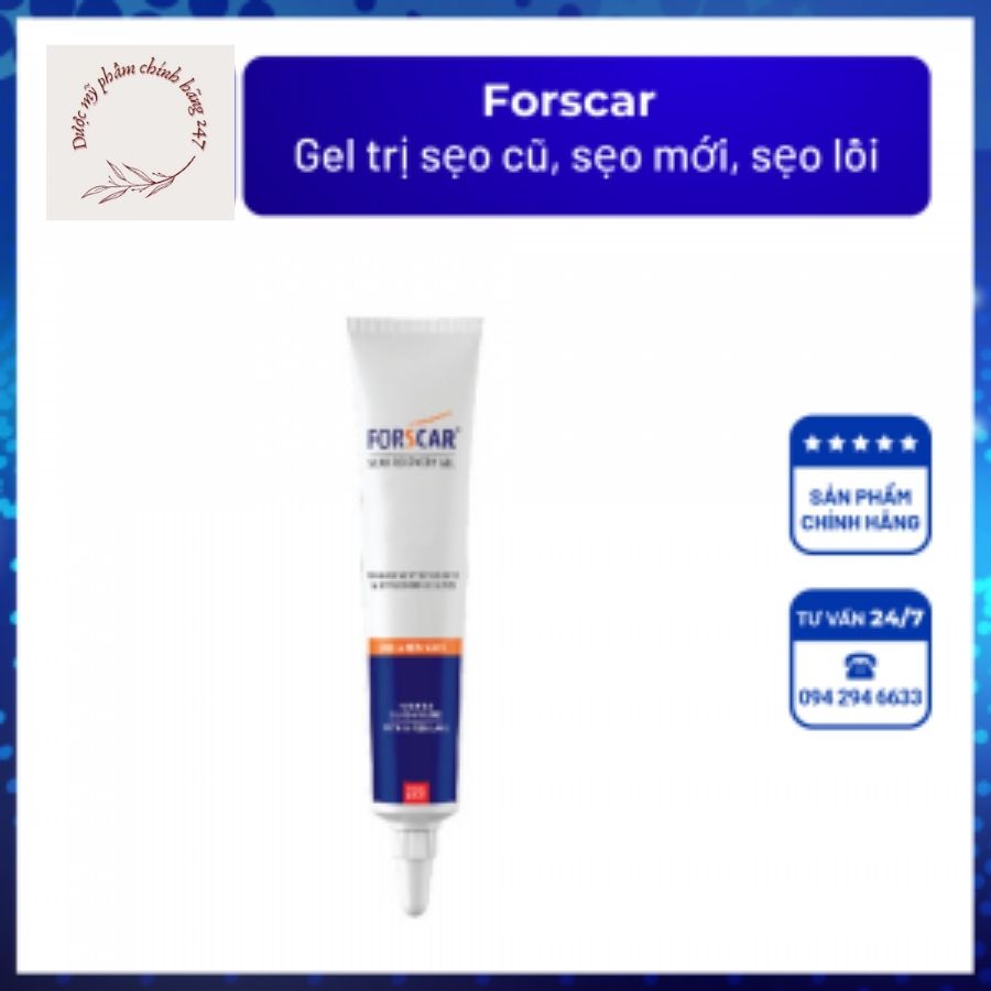 Kem mờ Sẹo Forscar - được tin dùng tại châu Âu & Mỹ