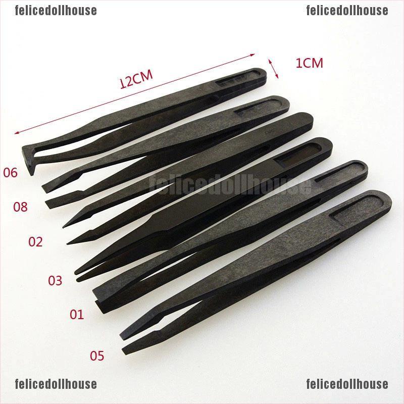 Nhíp Nhựa Màu Đen Kích Thước 12x1.1