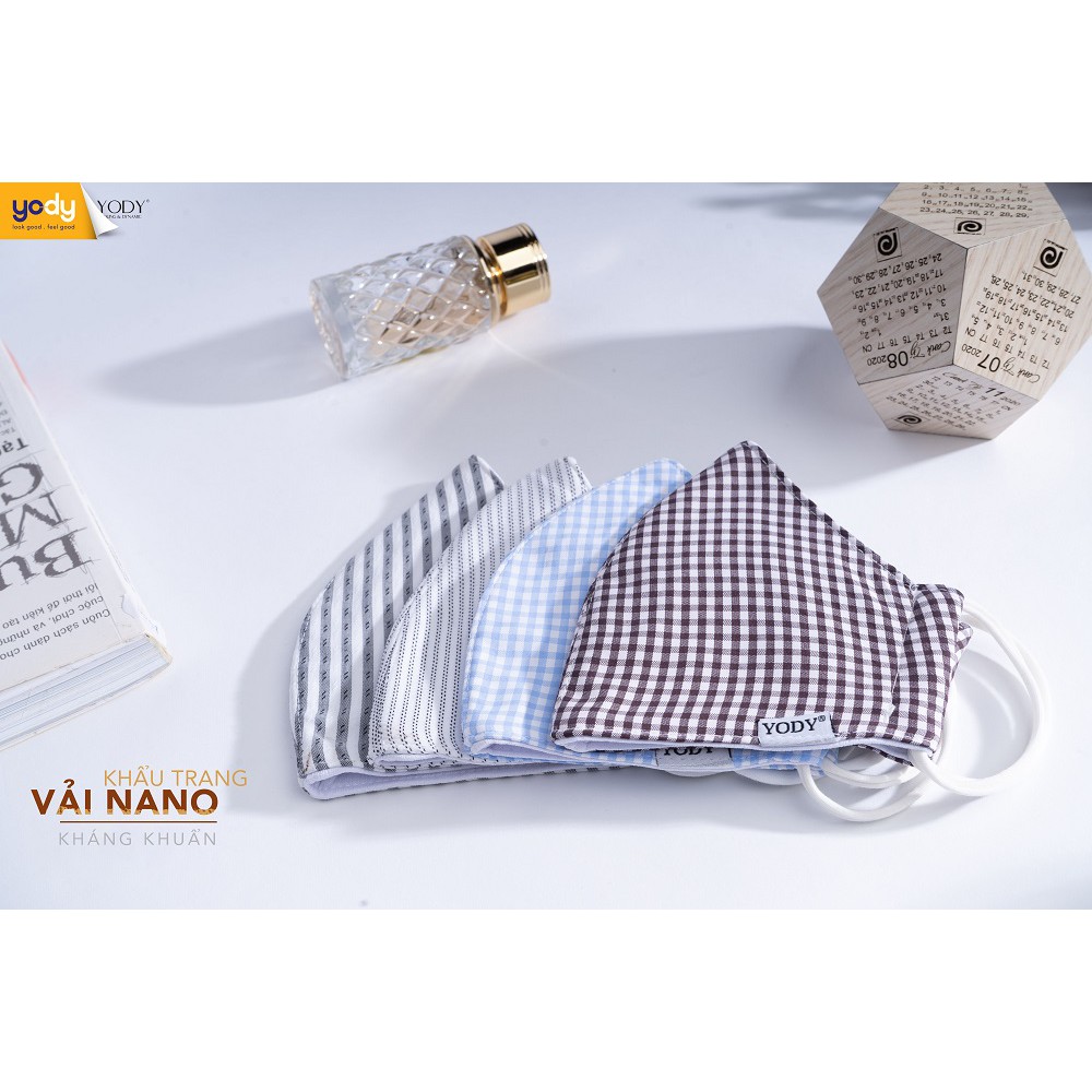 Khẩu trang vải Yody combo 5 chiếc công nghệ nano ion bạc | BigBuy360 - bigbuy360.vn