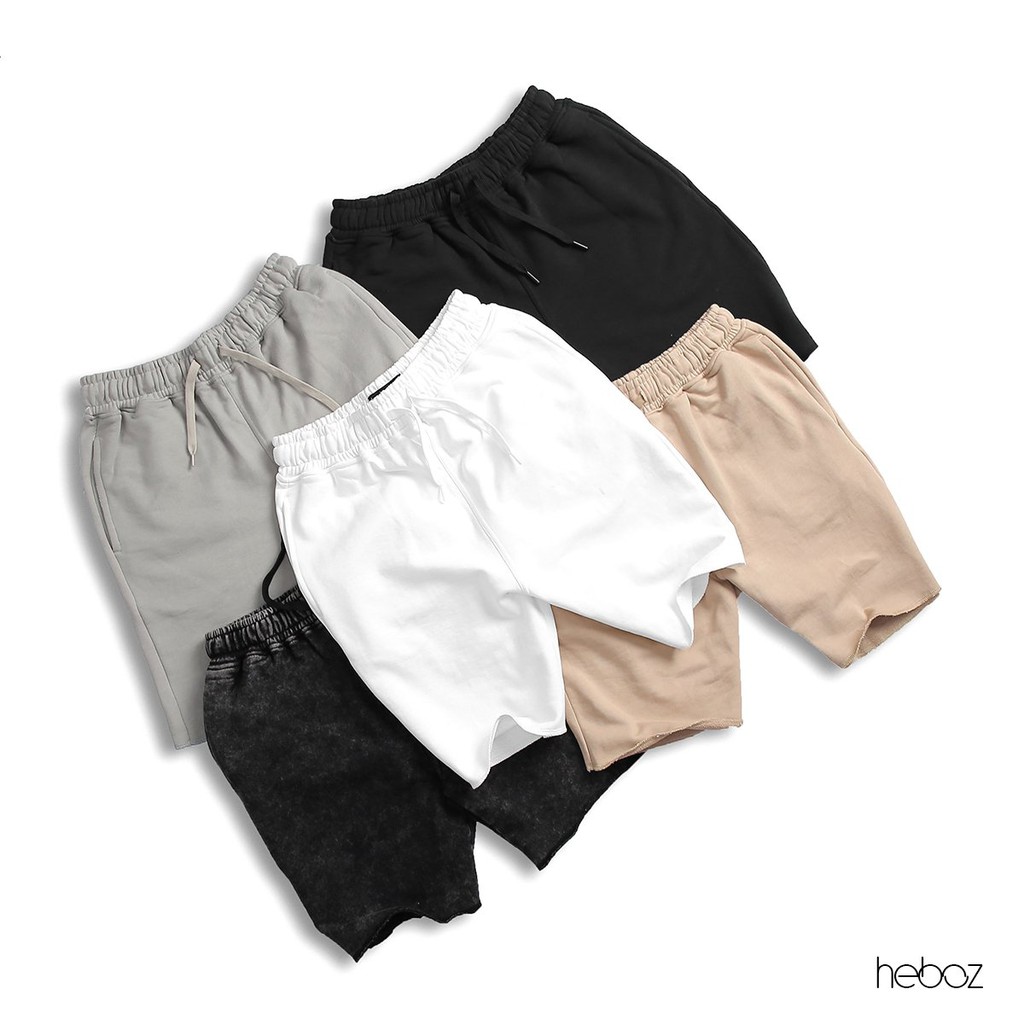 Quần short HEBOZ nam có dây rút chất vải nỉ da cá mịn màng 5M - 00000683 | BigBuy360 - bigbuy360.vn