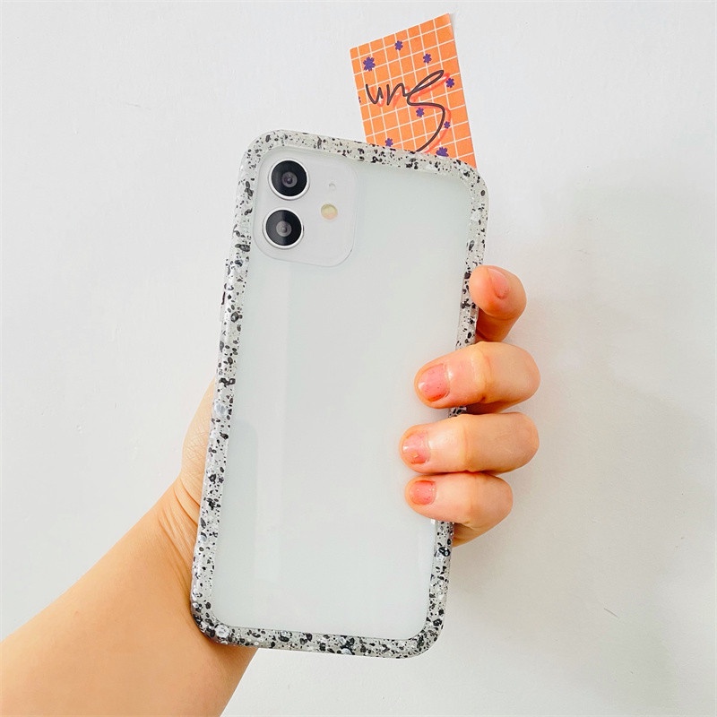 Ốp điện thoại mềm hình bông tuyết thích hợp cho iPhone12 11promax xr xsmax 7 / 8plus se2020 6s 6splus 13pro
