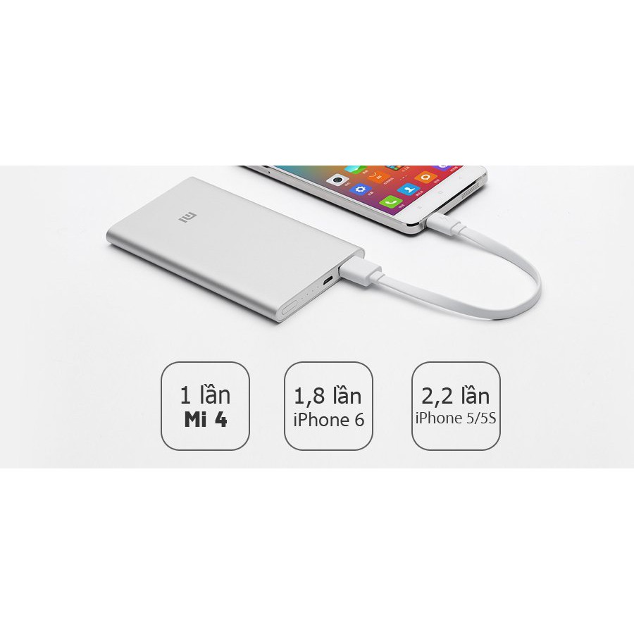 Pin Dự Phòng Xiaomi NDY02 5000mah Chính Hãng