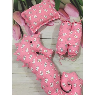 Set cá ngựa gối chặn gối đinh lăng cho bé