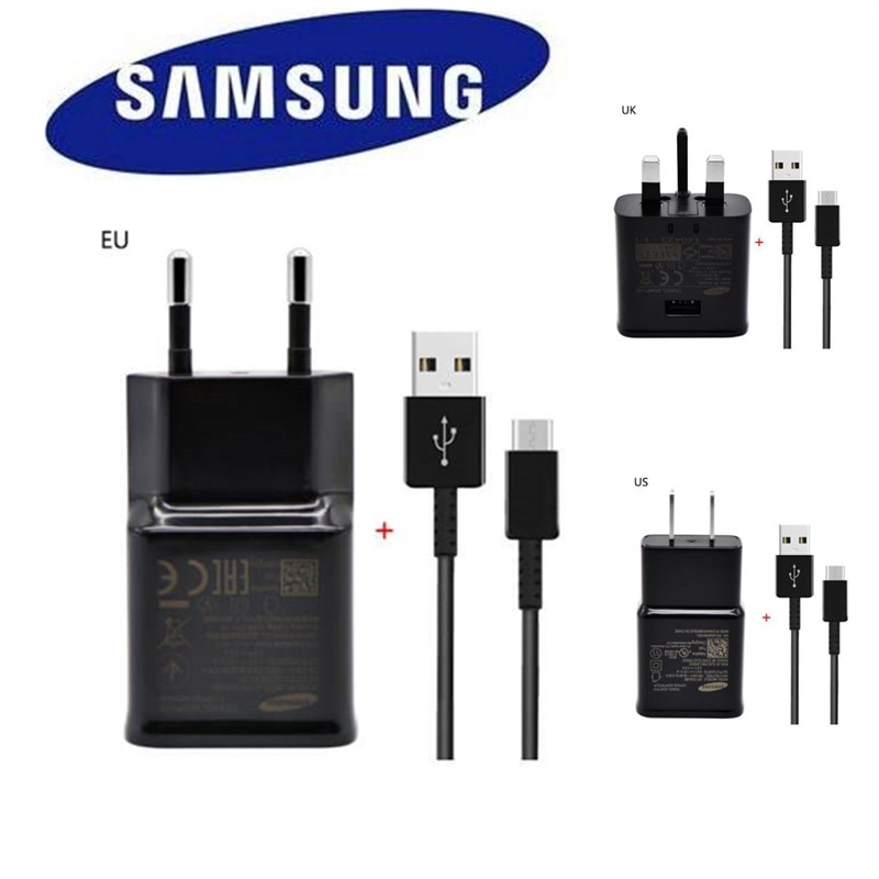 Bộ Sạc Nhanh Type-C Usb Cho Samsung Galaxy S8 S8 Plus S9 A5 Note 9