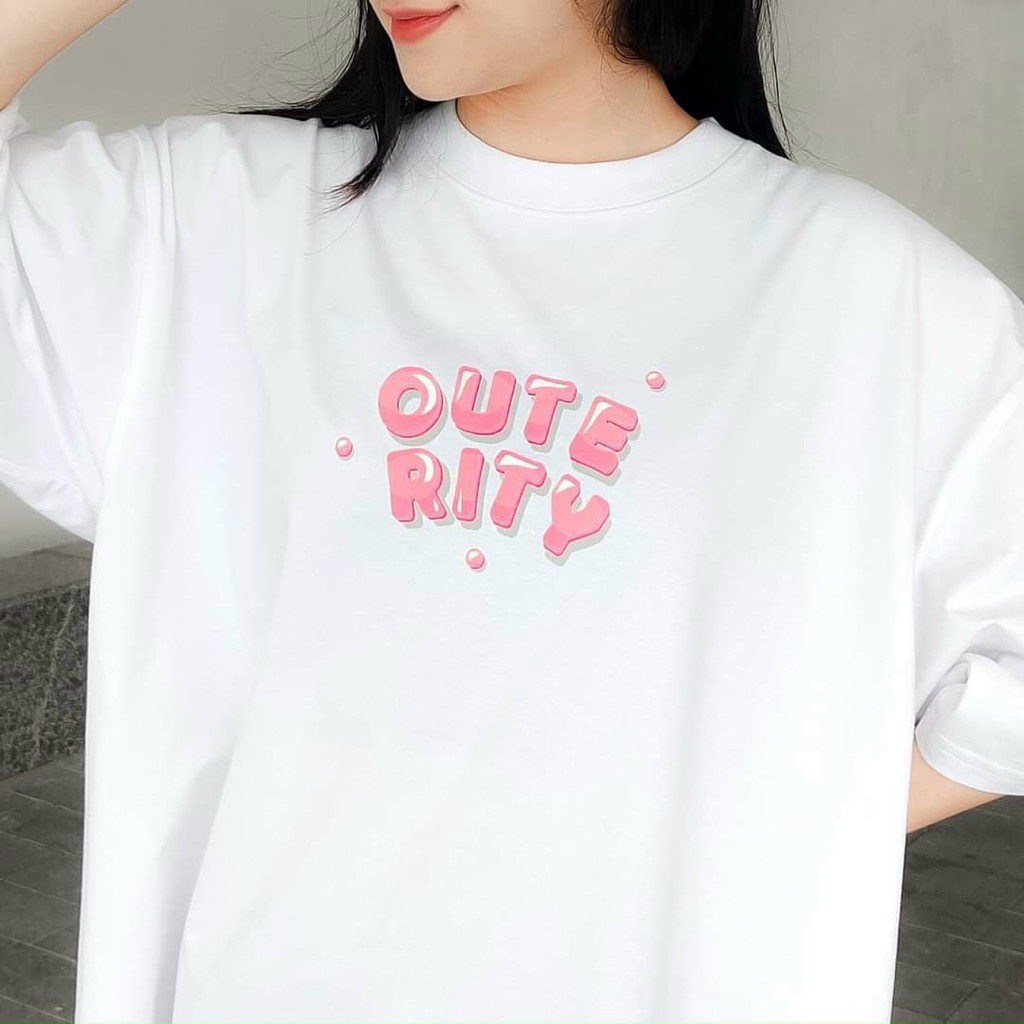 ÁO TAY LỞ THÊU KUTE FROM RỘNG FREE SIZE Unisex Phù Hợp Cả Nam Và Nữ | BigBuy360 - bigbuy360.vn