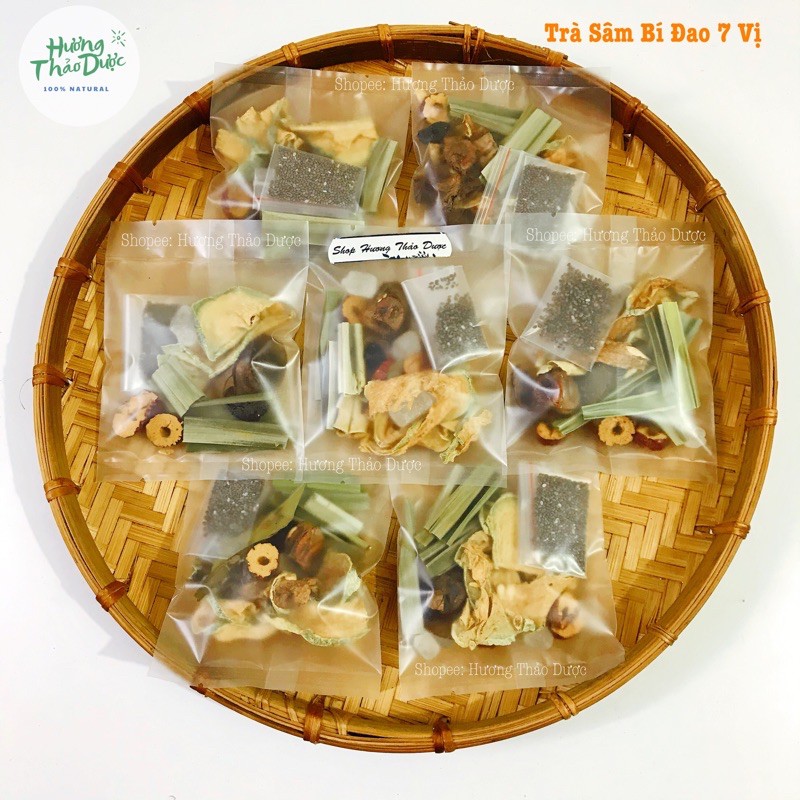 Trà Sâm Bí Đao Lá Dứa (Táo Đỏ, Thục Địa, La Hán, Hạt Chia) - Thanh Lọc Cơ Thể 1 Gói | BigBuy360 - bigbuy360.vn