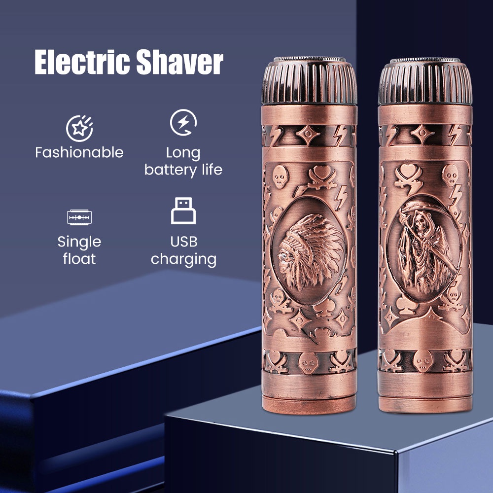 Máy cạo râu mini SALORIE có thể sạc lại bằng cổng usb tiện dụng cho nam