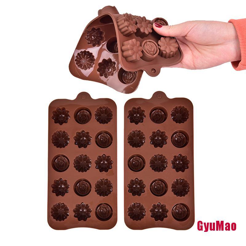 1 Khuôn Silicone Hình Hoa Hồng Làm Bánh/Xà Phòng/ Sô Cô La Tiện Dụng