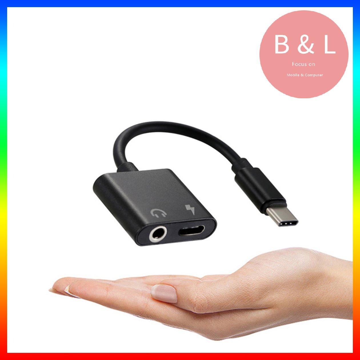 Cáp Chuyển Đổi Usb C Sang Jack 3.5 Type C 2 Trong 1 Đầu Cắm 3.5mm