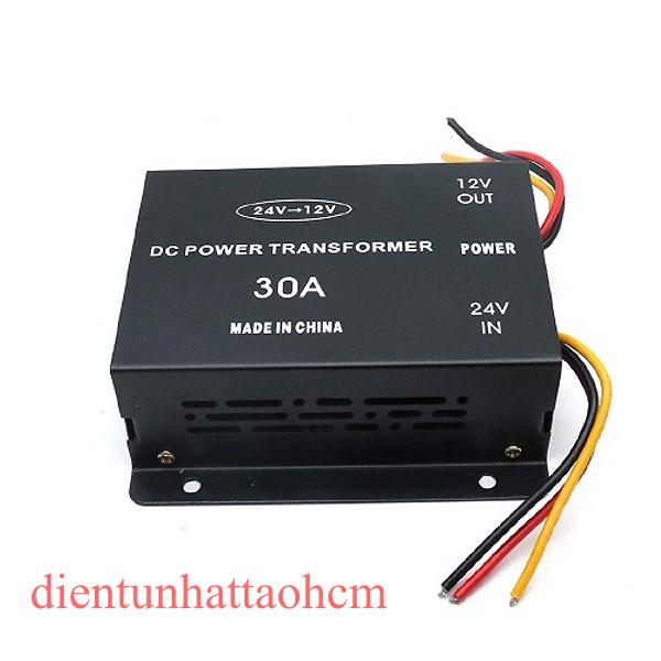 BỘ CHUYỂN NGUỒN 24V XUỐNG 12V 30A
