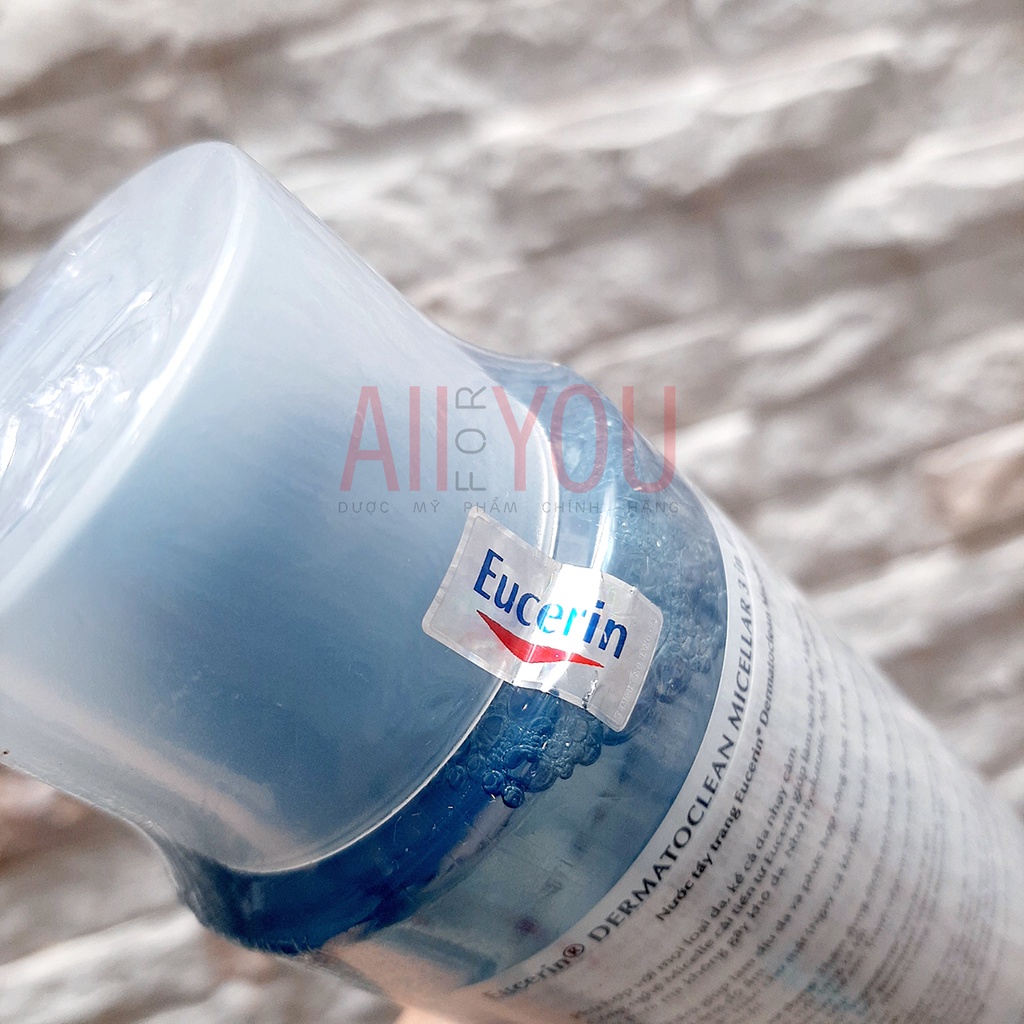 EUCERIN DermatoCLEAN Micellar Water 3in1 100mL, 200mL & 400mL - Nước Tẩy Trang 3 Trong 1 Cho Da Nhạy Cảm.
