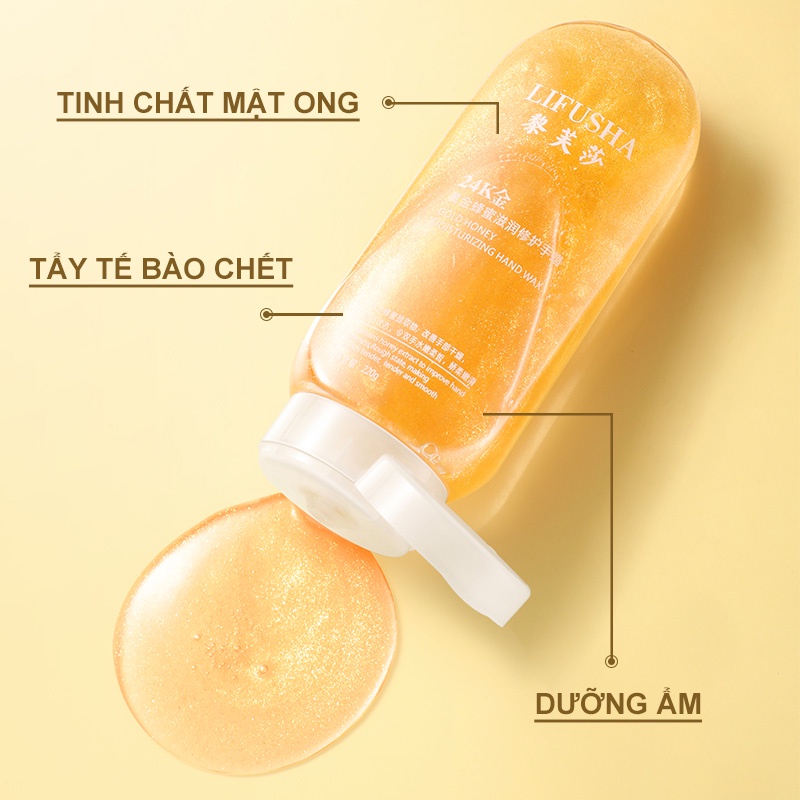 Sáp dưỡng da tay LIFUSHA chiết xuất mật ong dưỡng ẩm chống khô da