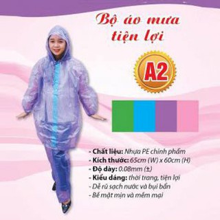 sỉ 10 bộ quần áo mưa tiện lợi {shop yêu thích}