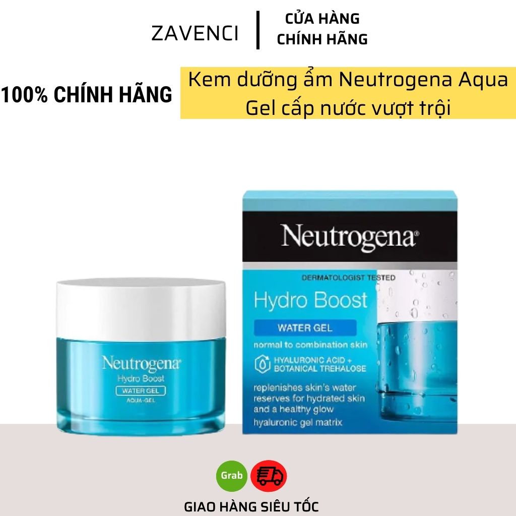 Kem dưỡng ẩm Neutrogena Hydro Boost Aqua Gel Chính Hãng Pháp Cấp Nước Vượt Trội 50ml - Zavenci
