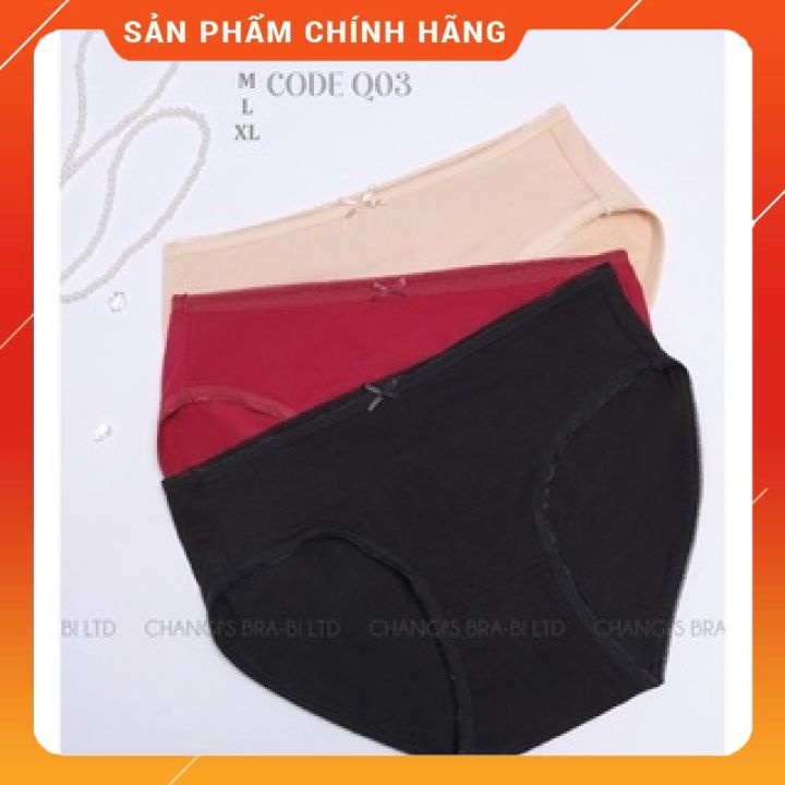 Quần Lót Nữ Lorencia Cotton Trơn Kiểu Đơn Giản Siêu Mát (Mã Q03)