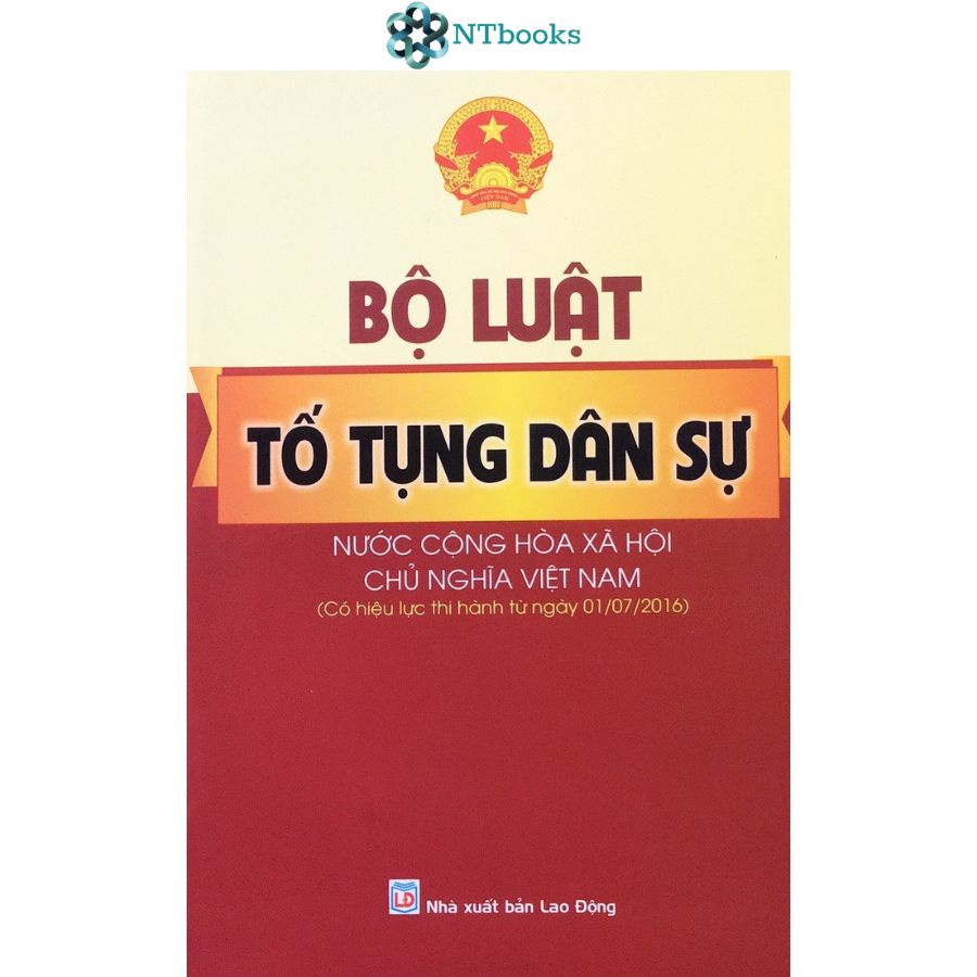 Sách Bộ luật Dân sự + Bộ luật tố tụng dân sự Nước Cộng hòa Xã hội chủ nghĩa Việt Nam