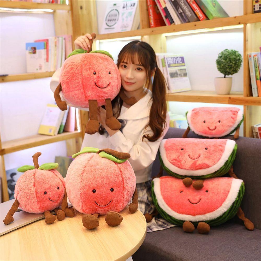 Trái Cây Nhồi Bông Mềm Mại Vui Nhộn Trang Trí Giường Ngủ / Ghế Sofa