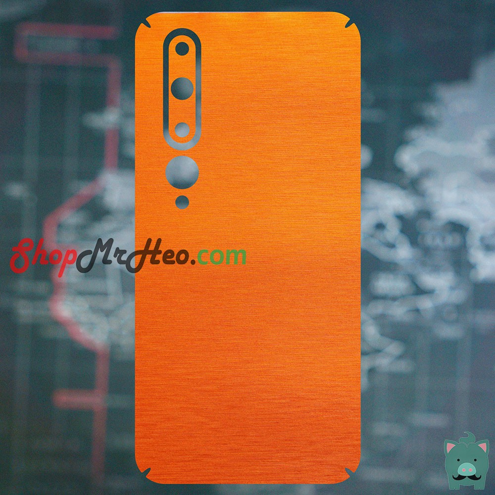Skin Dán Mặt Sau Lưng Vân Nhôm Xiaomi Mi 10 - Mi 10 Pro - Mi 10 Lite - Mi 10S - Mi 10 Ultra