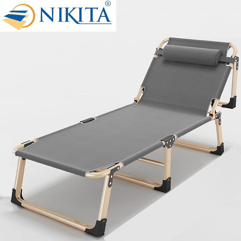 Giường xếp văn phòng - Có sẵn nệm chiếu T135 - Chính hãng NIKITA