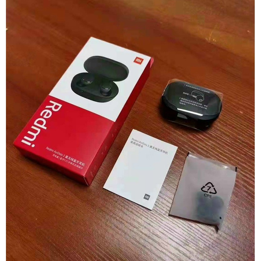 Tai Nghe Bluetooth🍀 Tai Nghe Xiaomi Redmi Airdots 2 TWS 5.0 Chống Ồn Tự Động Kết Nối Không Dây | WebRaoVat - webraovat.net.vn