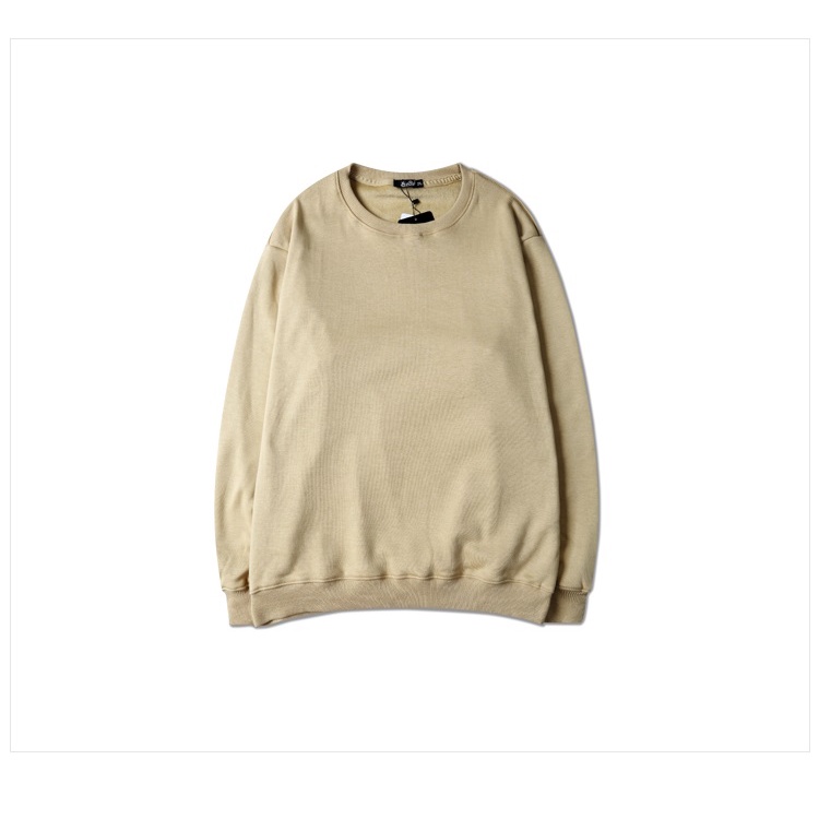 [SẴN]- Áo Sweater trơn Unisex phong cách Ulzzang (ZH02)