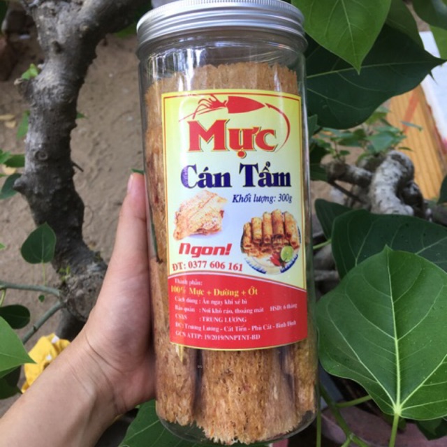 Mực cán tẩm 300 g 125 k | BigBuy360 - bigbuy360.vn