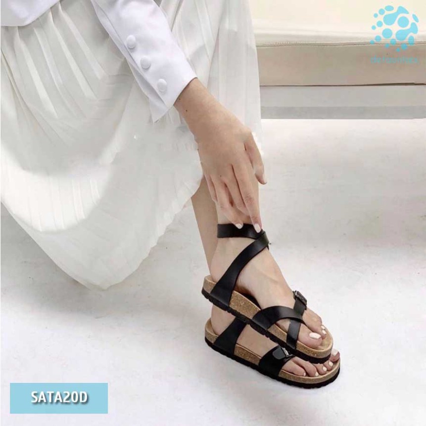 GIÀY SANDAL QUẤN CỔ CHÂN ĐẾ TRẤU NAM NỮ BIRKEN - SATA20