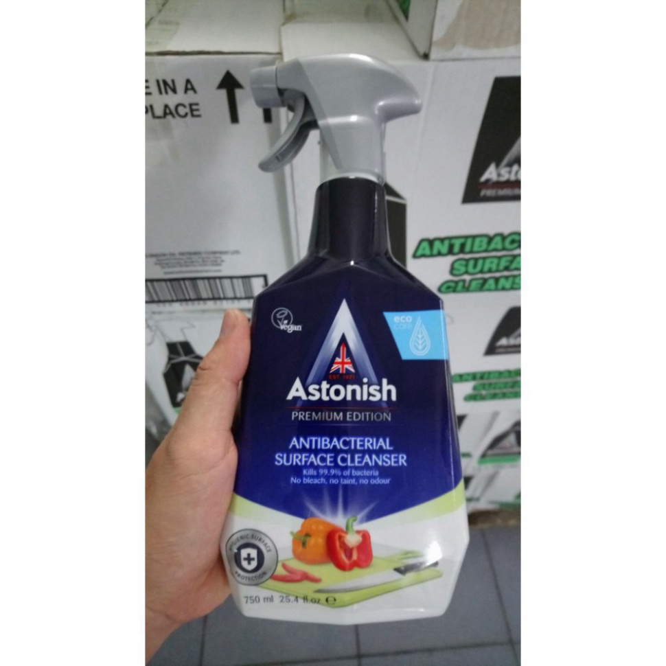 Bình xịt vệ sinh dụng cụ nhà bếp, tủ lạnh, tủ đông, các bề mặt khác Astonish C6700