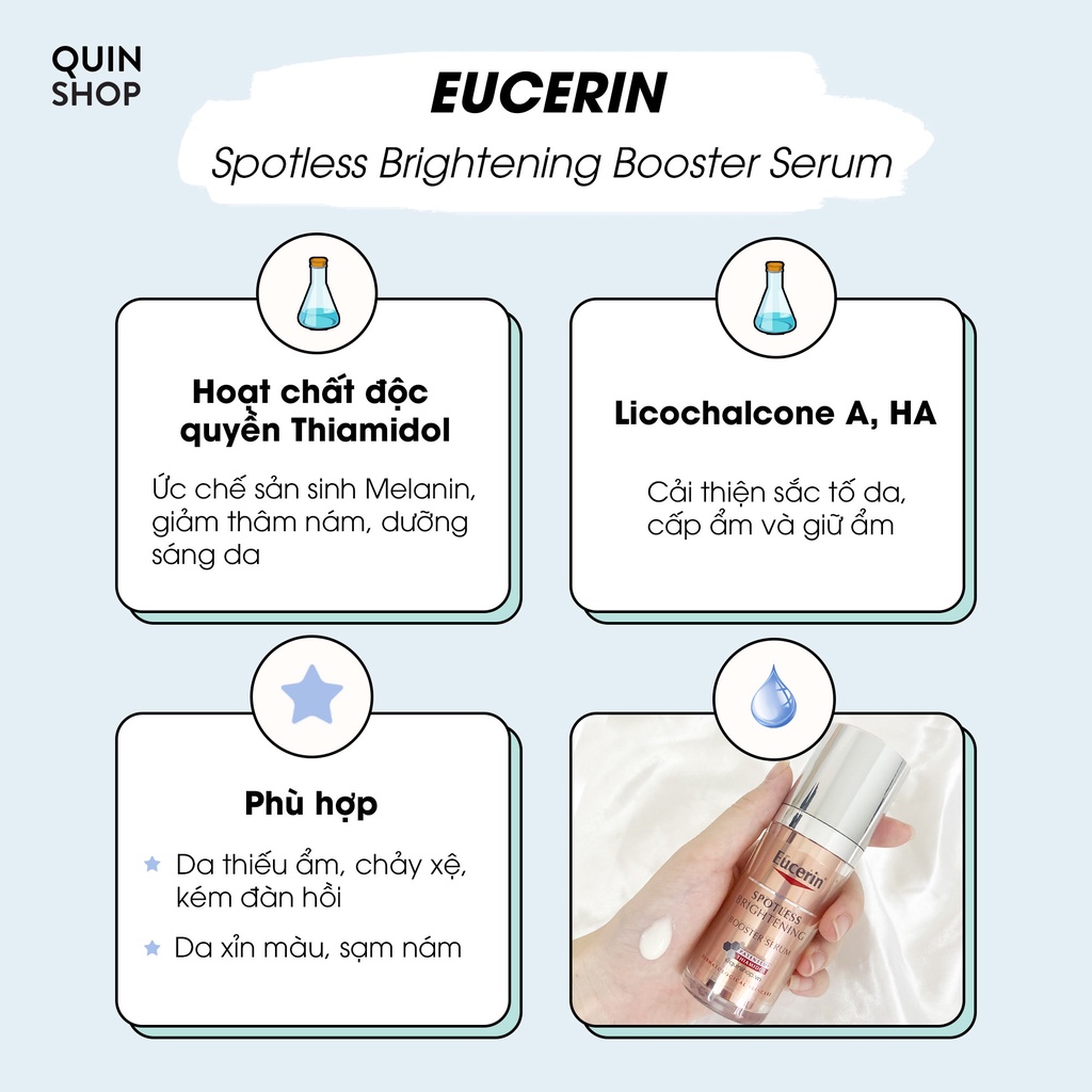 Tinh Chất Giảm Thâm Nám Eucerin Spotless Brightening Booster Serum