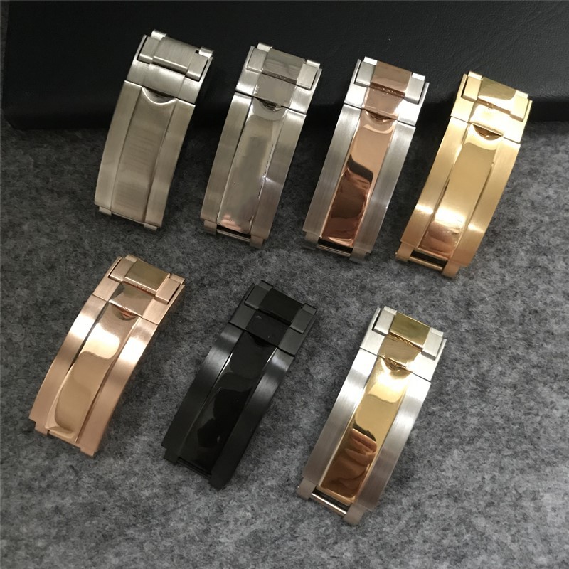 Khóa Thép Màu Đen Chuyên Dụng Cho ROLEX