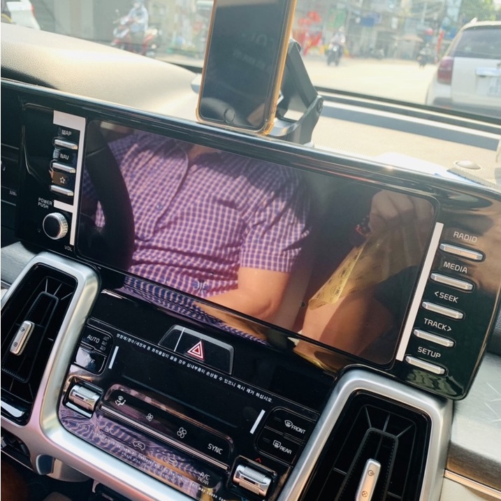 Dán màn hình xe kia sorento 2021  chống trầy xước nano 9h+ 0,3mm keo xịn không bị bong tróc